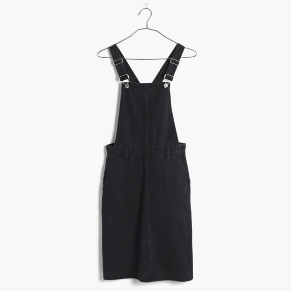Madewell Dresses & Skirts - Madewell 🖤 EUC Black Overall Dress/Jumper